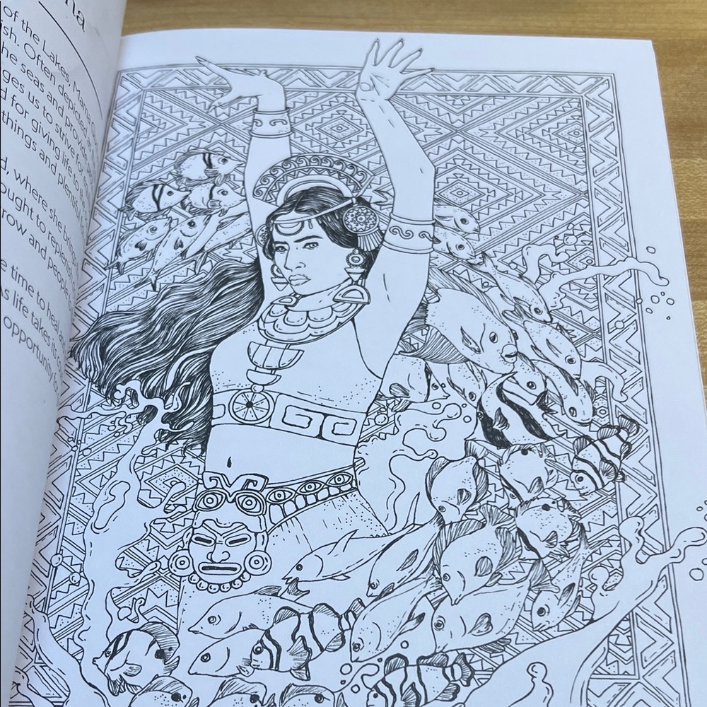 #9030+ Intricate Goddess Coloring Book - Picture 3 of 16